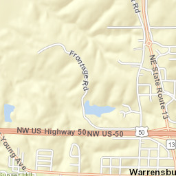 310-322 Cooper Boulevard, Warrensburg Street Map