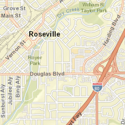Dwight D. Eisenhower Hwy Roseville Street Map
