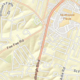 11055-11099 Ayrshire Dr Bridgeton Street Map