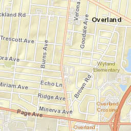9547-9553 Lackland Road Overland Street Map