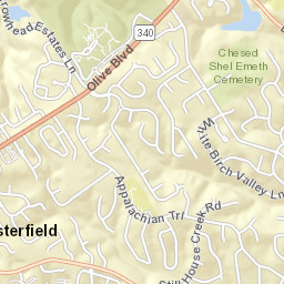 14882-14930 Conway Road Chesterfield MO Street Map