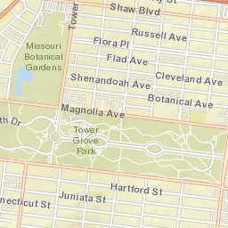 4498 Castleman Avenue St. Louis MO Street Map