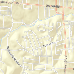 1106 Cari Ann Drive, Jefferson City, MO Street Map