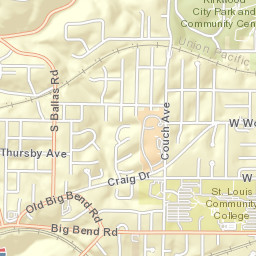 307 Frieda Avenue, Kirkwood, MO 63122 Street Map