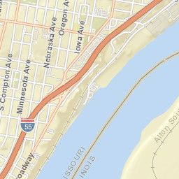 4175 South Compton Avenue, St. Louis, MO Street Map