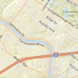 4110 Upton Court, St. Louis, MO 63116 Street Map