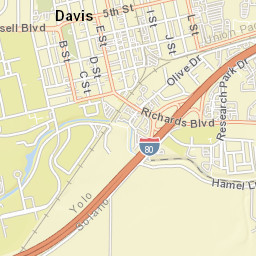 550 Alumni Lane, University of California Davis, Davis Street Map