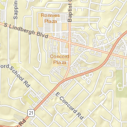 10131-10141 Concord School Rd Sappington MO Street Map