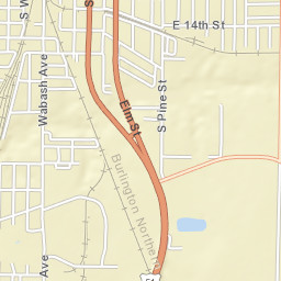 South Elm Street, Sandoval, IL 62882 Street Map