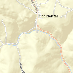 3701-3731 Bohemian Highway, Occidental Street Map