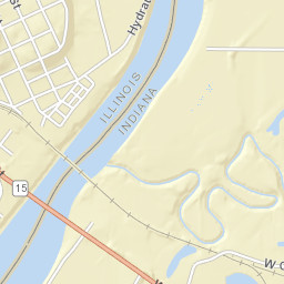 State Highway 15, Mount Carmel, IL 62863 Street Map