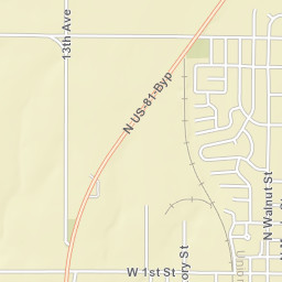 316 West 4th Street, McPherson, KS Street Map