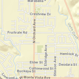 2694 Gibson Canyon Road, Vacaville, CA Street Map