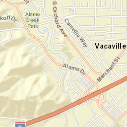 Interstate 80, Vacaville, CA 95688, USA Street Map