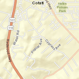 301-351 West Sierra Avenue, Cotati, CA  Street Map