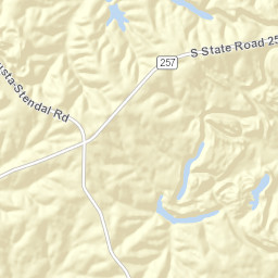 8457-8917 IN-257 Stendal IN 47585 Street Map