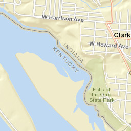 Jackson Street, Clarksville, IN 47129, USA Street Map