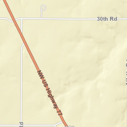 30th St Burns KS 66840 USA Street Map