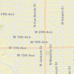 907-985 W 23rd Ave Hutchinson KS Street Map