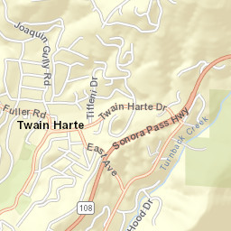 22958-22966 Meadow Dr Twain Harte Street Map