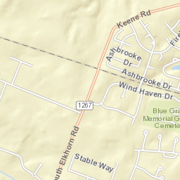 4425-4647 Keene-Troy Road Nicholasville KY Street Map