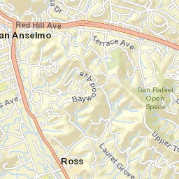 621 San Anselmo Ave, San Anselmo, CA Street Map