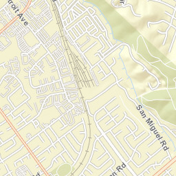 1116-1126 St Francis Dr Concord CA Street Map