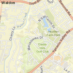 241 San Antonio Way Walnut Creek Street Map