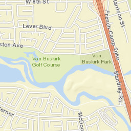 2500-2530 Georgia Ave Stockton CA Street Map