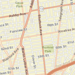 5622 Martin Luther King Jr Way, Oakland, CA Street Map