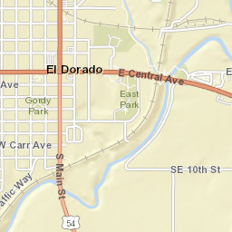 107-111 North Main Street, El Dorado, KS Street Map