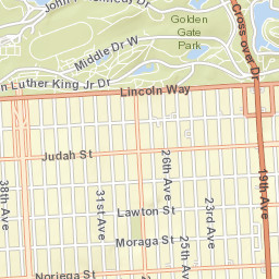 2315 Lawton St San Francisco CA Street Map