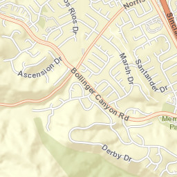 2701 Bollinger Canyon Road, San Ramon, CA Street Map