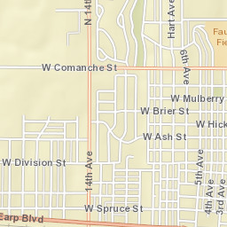 1101-1299 Overhill Road, Dodge City, KS  Street Map