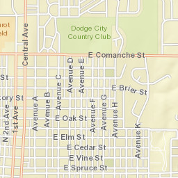 510-512 Clover St Dodge City KS Street Map