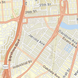 1940 Evans Ave, San Francisco, CA 94124 Street Map