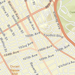 2386-2392 106th Ave Oakland CA Street Map