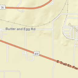 11351-11385 East Wyatt Earp Boulevard, Dodge City Street Map