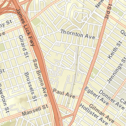 2330 Lane St San Francisco CA 94124 Street Map