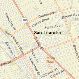 300 San Leandro Blvd, San Leandro, CA Street Map