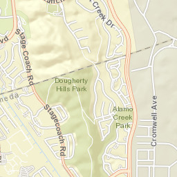 2011 Dougherty Rd San Ramon CA Street Map