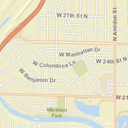 2506 N Hyacinth Ln Wichita KS Street Map