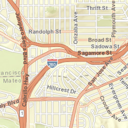 268 Sickles Avenue San Francisco CA Street Map