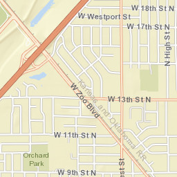 1632-1642 Westlynn Street Wichita Street Map
