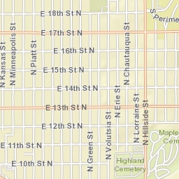 3213 E 13th St N Wichita KS 67208 Street Map