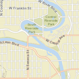 905 West Central Avenue, Wichita, KS Street Map