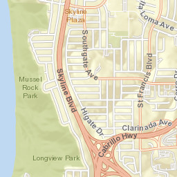 Serramonte Blvd & Cabrillo Hwy Daly City CA 94015 Street Map