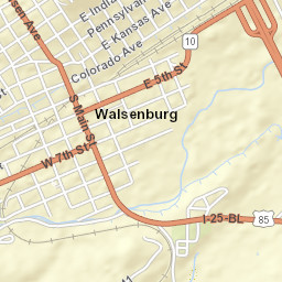 701 Main Street, Walsenburg, CO 81089 Street Map