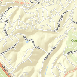 40 Cinnamon Ct Hillsborough CA Street Map