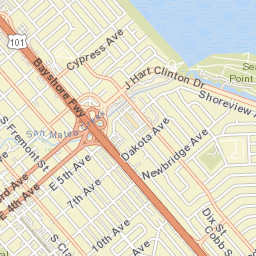 E 3rd Ave & Hwy 101, San Mateo, CA 94401, USA Street Map
